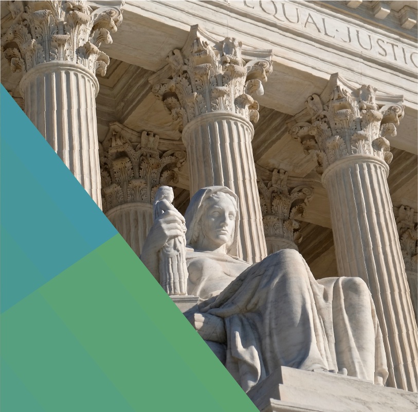 Statue of Justice in front of the US Supreme Court