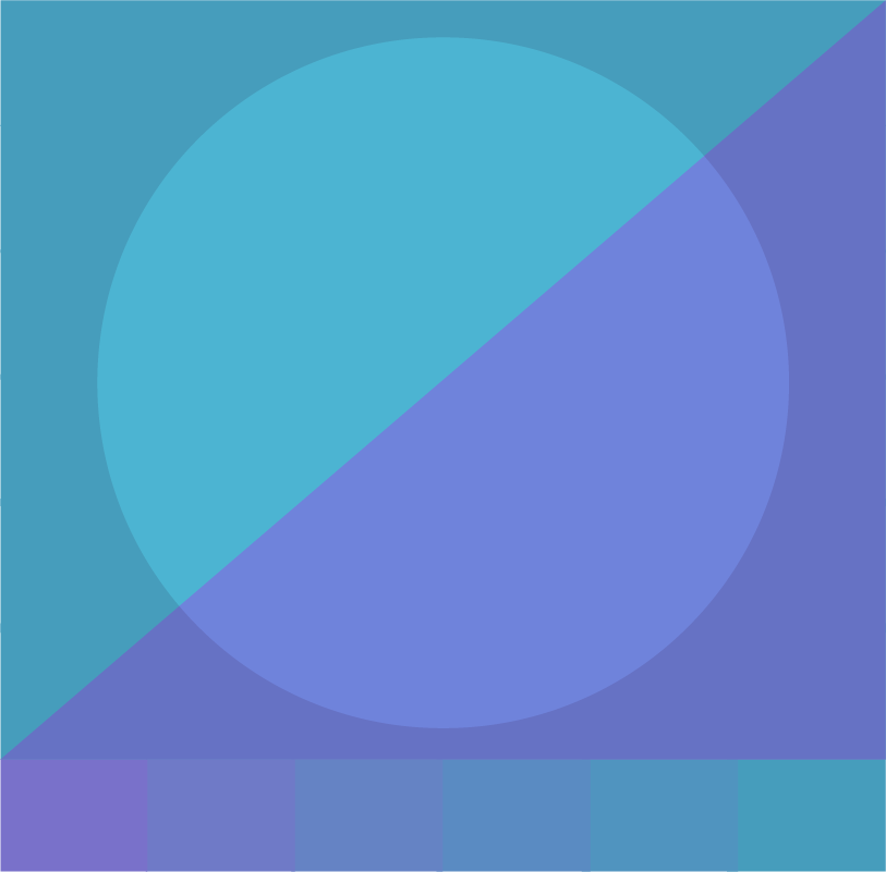 Spotlight and gradient on a turquoise and violet background.