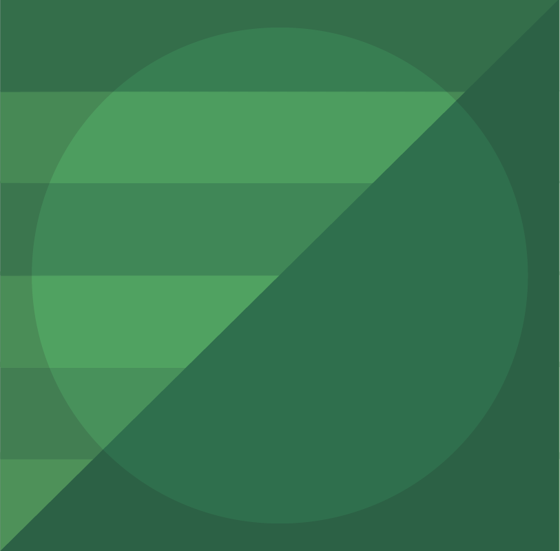 Spotlight on a green background.